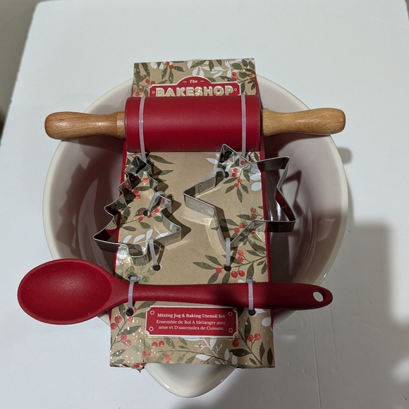 NEW The Bakeshop Mixing Jug & Baking Utensil Set - Picture 2 of 8